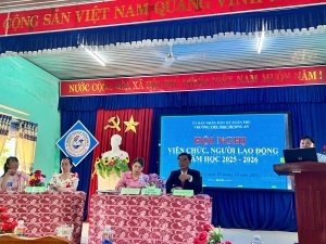 Hội nghị VC-NLĐ Trường Tiểu học Hương An năm học 2025-2026 
